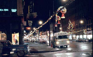 Downtown Erie Christmas 1960